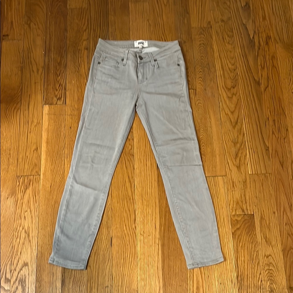 PAIGE Grey Verdugo Crop